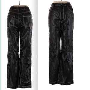 Leather Pants with white stitching